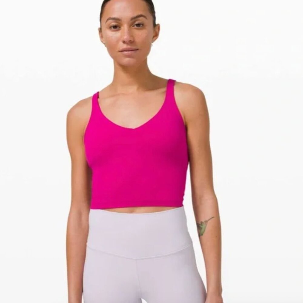 NWT NEW LULULEMON ATHLETICA ALIGN TANK TOP NULU RIPENED RASPBERRY SIZE 6